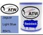 Preview: Jaguar, Light Blue, 8541L: 1L Lackdose, von ATW Autoteile West.